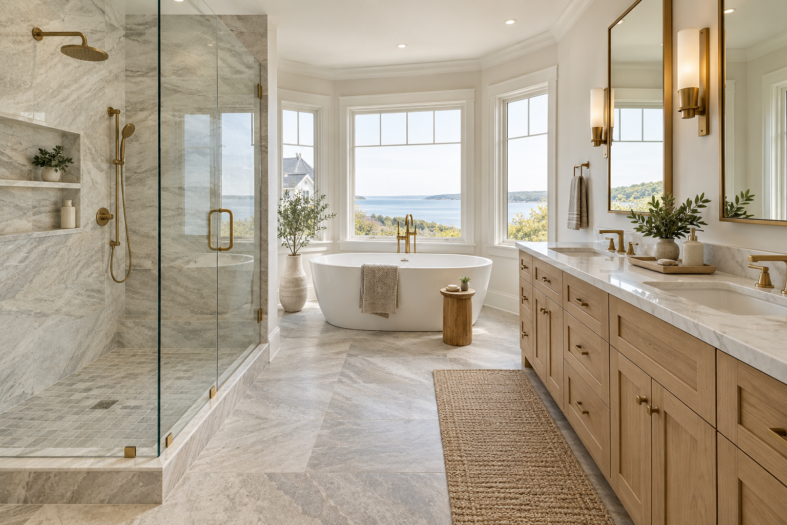 Luxury bathroom renovation